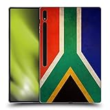 Head Case Designs South Africa South African Vintage Flags Soft Gel Case Compatible with Samsung Galaxy Tab S8 Ultra