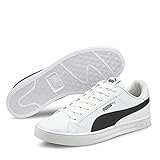  PUMA Herren Smash Vulc 3 Klassische Sneaker Turnschuhe Weiß/Schwarz 43