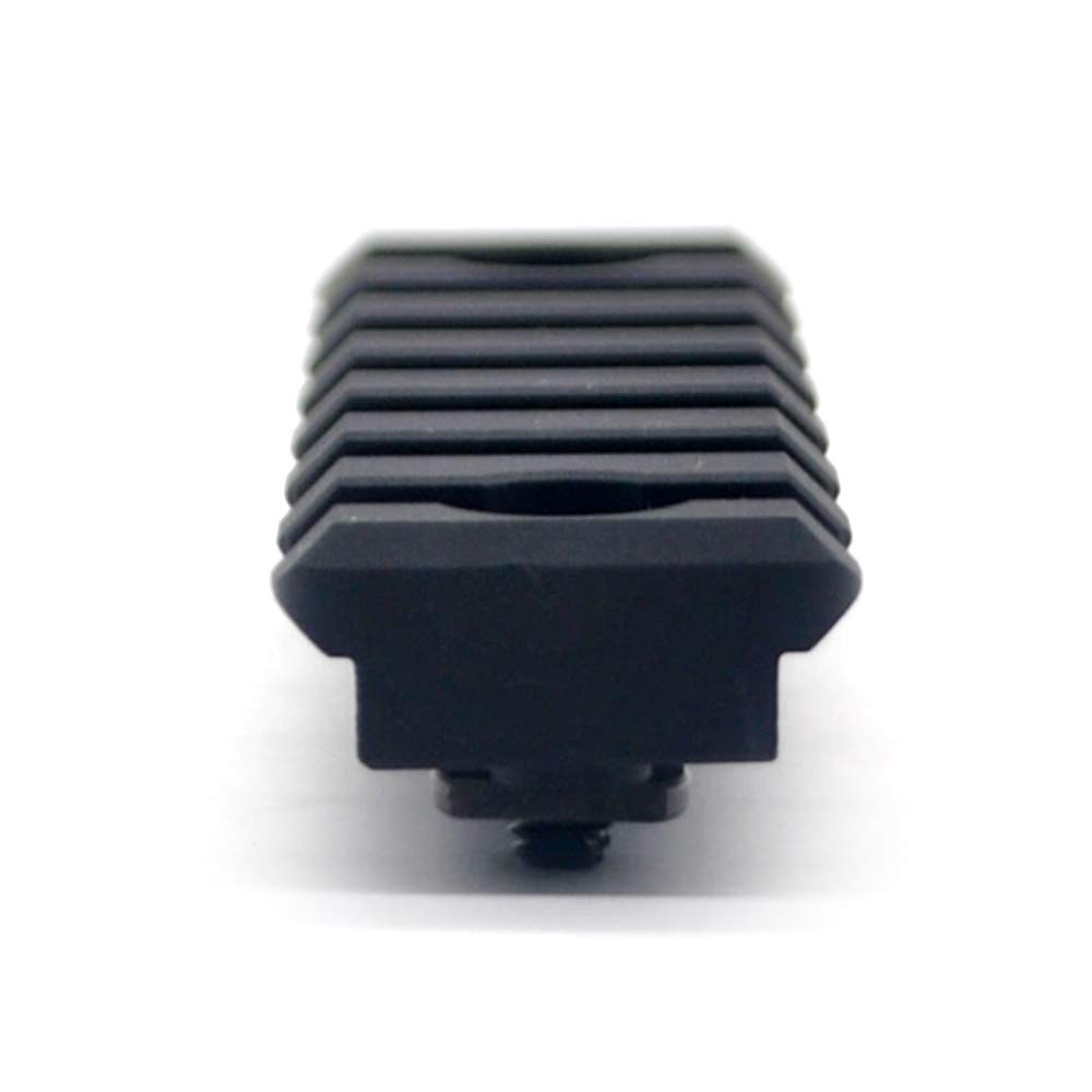 Trirock Universal 7 Slots Picatinny Rail Section KeyMod M-LOK Black