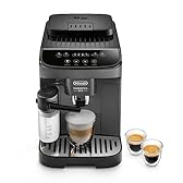 De'Longhi Magnifica Evo ECAM292.52.GB Macchina Automatica per Caffè in Chicchi, Macinacaffè Integrato, Pannello Comandi ad Icone, LatteCrema System con Caraffa Montalatte Automatica, 1450W, Nera