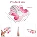 BQAN 100PCS Nail Forms for Builder Gel, Self Adhesive Nail Extension Forms, Professional Nails Art Tips for Acrylic Nails Poly Gel