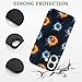 UTRSIFB Slim Protective Cover Compatible for iPhone 17 Case Ice Water Fire Flame Soccer Football, Lightweight TPU case with Anti-Slip Grip and Precise Cutouts for All Ports