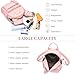 I IHAYNER Mini Backpcak for Girls Small Bowknot Quilted Leather Backpack Purse for Women Cute Trendy Stuff Gifts for Kids (Beige)