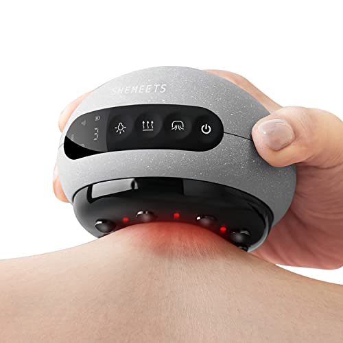 Becommend 3 in 1 Cupping Set Gua Sha Massage Tool Cellulite Massager,Back Massager with Infrared Heat, 2200mAh Rechargeable Vacuum Therapy Machine, Handheld Scraping Tools