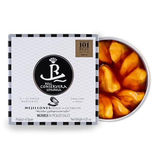Conservas Real Conservera Española Mejillones en Escabeche 09/12 RO120