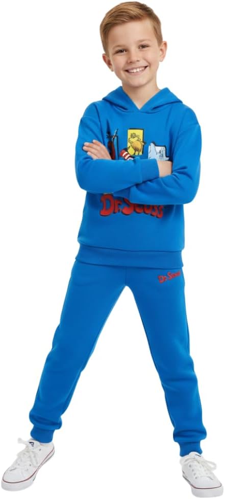 Dr. Seuss Cat in the Hat Grinch Boys 2 Piece Hoodie and Pants Set for Toddler and Big Kids - Image 6
