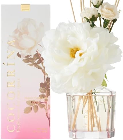 Cocorrína Flor Difusor de Varillas con 8 Varillas de Fragancia 25...