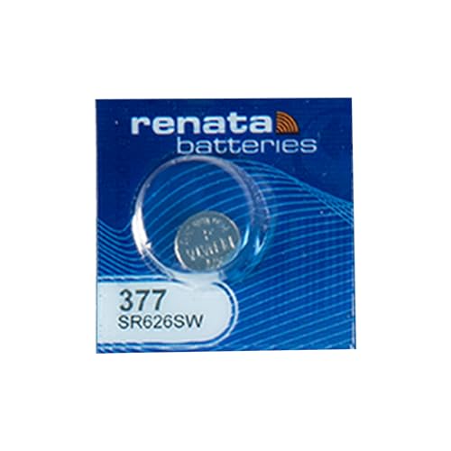 Renata Silver Oxide Watch Battery For Renata 377 Button Cell