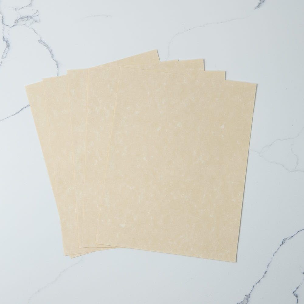 LUXPaper 8.5" x 11" Paper | Letter Size | Cream Parchment | 60lb. Text | 500 Qty