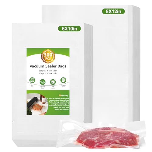 Vacuum Sealer Bags for Food Storage, 150pcs Precut Pint & Quart