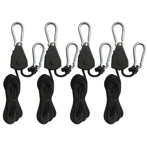 Gancio puleggia cricchetti corda kayak 2 metri tenda da campeggio corda di bloccaggio gancio canoa barca prua poppa corda tenda cielo tenda per puleggia(4 piece)