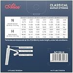 Alice 2 Sets Normal Tension Classical Guitar Strings with Anti-Rust Coating