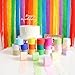 Aimto White Crepe Paper Streamers-12 Rolls (82 Feet Per Volume)