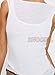 BNOOUIL Tight Tank Tops for Women Sexy Sheer Boat Neck Slim Fitted Cute Shirts Summer Sleeveless Night Out Tops White-M