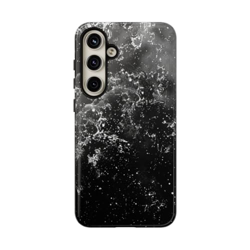 Coque Samsung S24 Plus rigide brillante texture galaxie premium