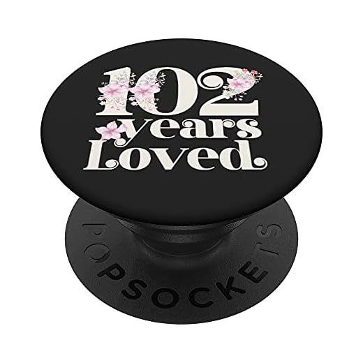 102 años amados | Abuela 102 cumpleaños fiesta 102 años PopSockets PopGrip Intercambiable