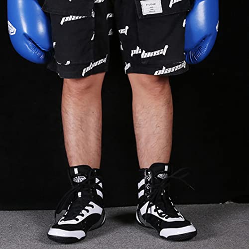 プロフェッショナル ハイトップ ボクシングシューズ 足首ガ
