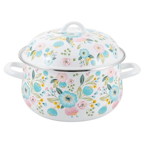 Prep•N•Cook by McSunley 6Qt Porcelain Enamel Dutch Oven