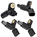 AUTEX 4PCS ABS Wheel Speed Sensor Front & Rear 1J0927803 1J0927807B 1J0927804 ALS470 ALS522 ALS465 Compatible with Beetle 98-10, Golf 99-06, Jetta 99-05