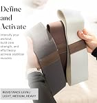 WeGym Fabric Resistance Bands, Workouts at Home, Set of 3 Bands, Exercise Bands for Lower Body Workouts, Travel Friendly Fitness Equipment, Stylish Fitness, Mix
