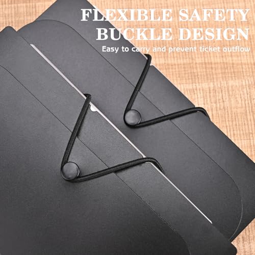 Valtiner 2 organizadores de cupons de recibos, organizador de arquivos acordeão pequeno com 13 bolso