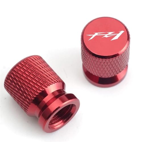Capuchon de valve de pneu moto Yamaha FZ1 FZ6 FZ8 Fazer rouge 2004-2019