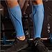 CHYLMAPHEN 1 Pair Leg Cover Compression Leg Sleeves Breathable Calf Sleeve Compress Sweat Absorption for Shin Splint Relief, Recovery, Running(Blue,L-XL)