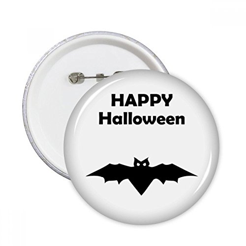 Badge Halloween chauve-souris multicolore, petit cadeau de table original pour invités - Set de 5