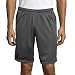 Hanes Men's Sport Mesh Pocket Short, Railroad Gray, Small