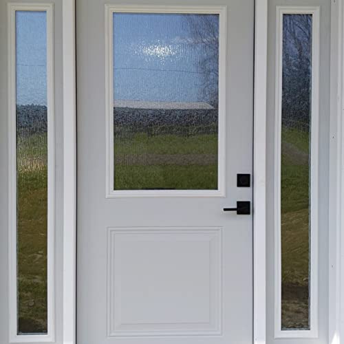 Hisafe Keyed Alike Exterior Door Handle With Single Cylinder Deadbolt, Heavy Duty Matte Black Lever Door Lock, Left&Right Handed, 1Pack X-Hd1601-Db-Set #TOP4