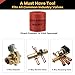 Solenoid Magnet, Solenoid Valve Magnet Tool #TLMKC18, HVAC Tools, Solenoid Valve Troubleshooting Magnet Tool 18mm, Fits Industry Valves, with Protective case(Red)