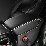 CZCGYDY Center Console Cover,Leather Armrest Cover for Jeep Wrangler JL JLU 2018-2023 Jeep Gladiator JT Truck 2020-2023(Not for JK/JKU),Anti-Scratch,Wear-Resistant