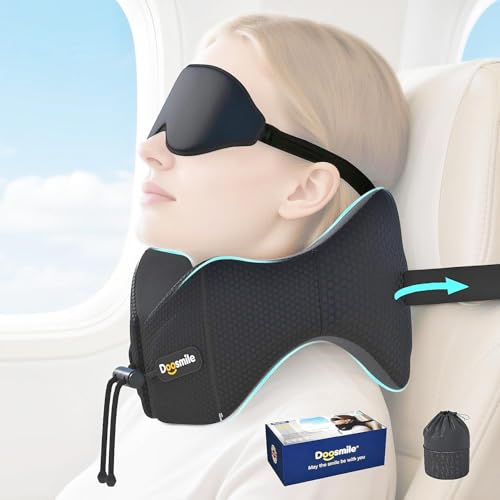Doosmile Ergonomic Memory Foam Neck Pillow