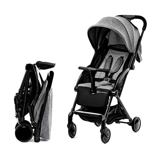 Kinderkraft Silla de Paseo PILOT, Carrito, Plegable, Transportable, Gris