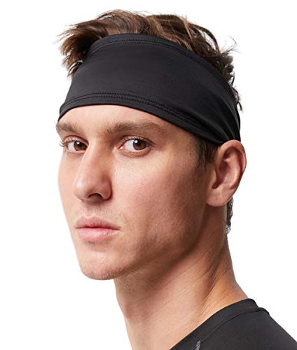 Mens Headband - Sports Running Sweat Head Band - Athletic Workout Sweatbands Hair