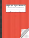 Graph Paper Composition Notebook: Large Simple Graph Paper Journal - 100 Quad Ruled 4x4 Pages 8.5 x 11 inches - Grid Paper Notebook for Math and ... Notebooks)  Grid Paper Composition Notebook