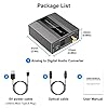 Convertitore Analogico Digitale Convertitore Audio da RCA L R e 3.5 mm jack a Coaxial Toslink con Cavo Toslink e Cavo di Alimentazione per PS4 Xbox 360 HDTV Blue Ray Sky HD DVD #5