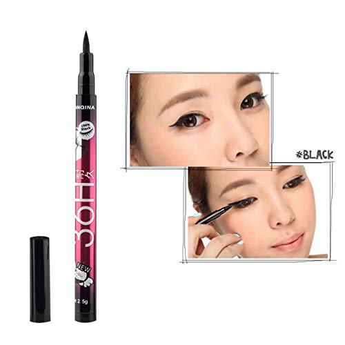 RainBabe Waterproof Precision Liquid Felt Tip Eyeliner Pen (Black)
