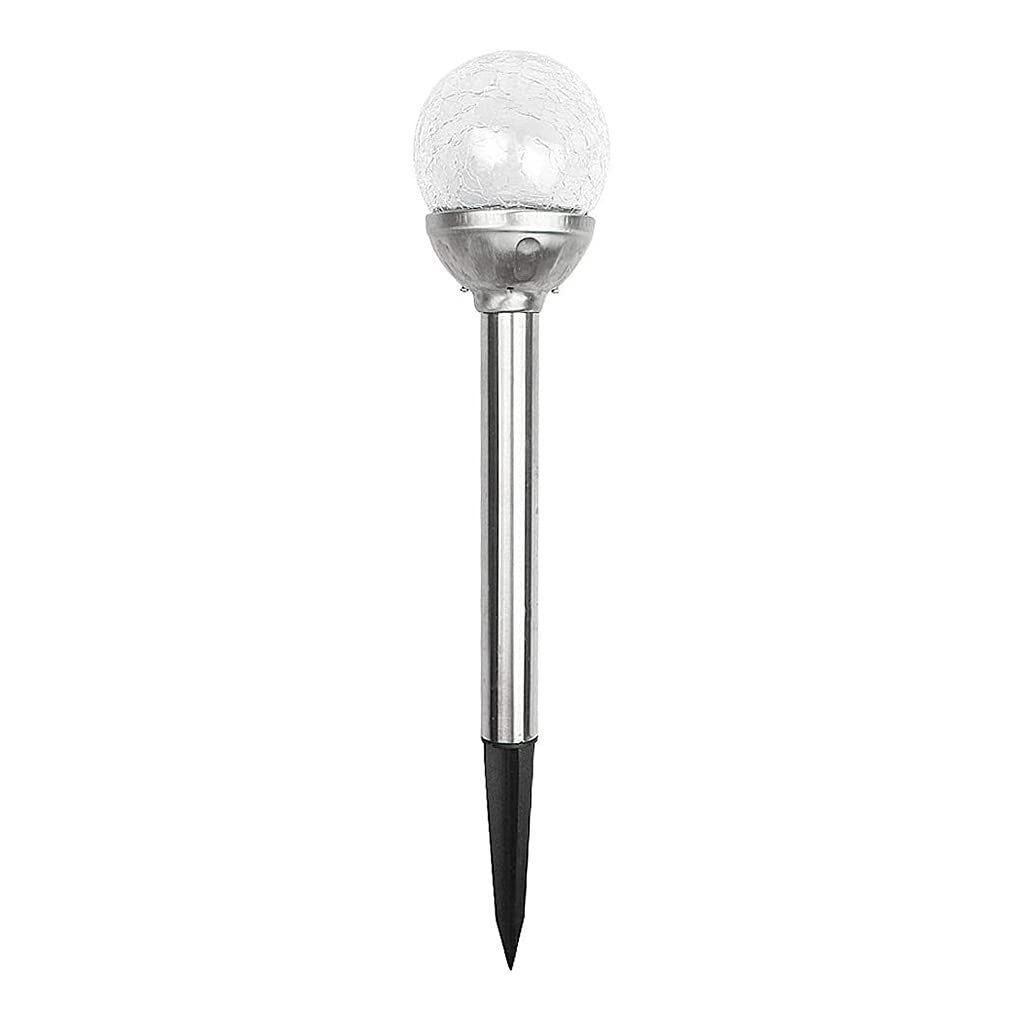 ShiftX4 Garden Lights Solar, Cracked Glass Ball Solar Lights, LED Garden Lights Landscape and Pathway Lights, for Outdoor Yard Decor