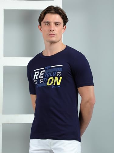 Image of Dollar Pack of 1 Cotton Printed Men Tshirt