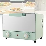 Horno para Pasteles De Escritorio para El Hogar De 1000 W, Bandeja para Hornear Eléctrica con Espejo Multifuncional De 14 L con Temporizador De 0-230 ℃ Y 0-60 Min, Base Antideslizante