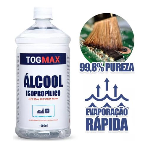 Álcool Isopropilico 99,8% 2 Lt Limpeza De Placa E Eletrônico