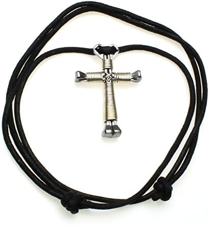 Intercession™ Horseshoe Nail Cross - Made in USA (Small - Silver, Shiny)