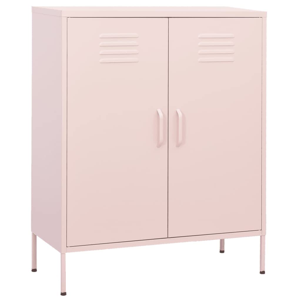 Armadietti Metallici Armadietti per spogliatoio Armadietto Rosa 80x35x101,5 cm in Acciaio Per impiegati casa ufficio scuola palestra