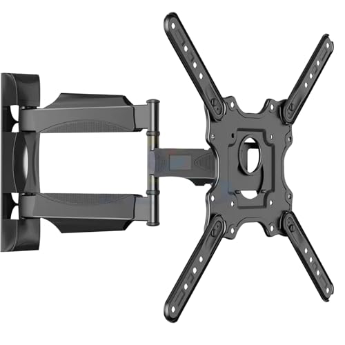Image of P4 Full Motion Cantilever TV Wall Mount Bracket for 32 to 65 Inch LED /HD /Smart TV's, Universal Heavy Duty TV Wall Mount Stand with Swivel Rotation & Tilt Adjustments (Pack of 1)