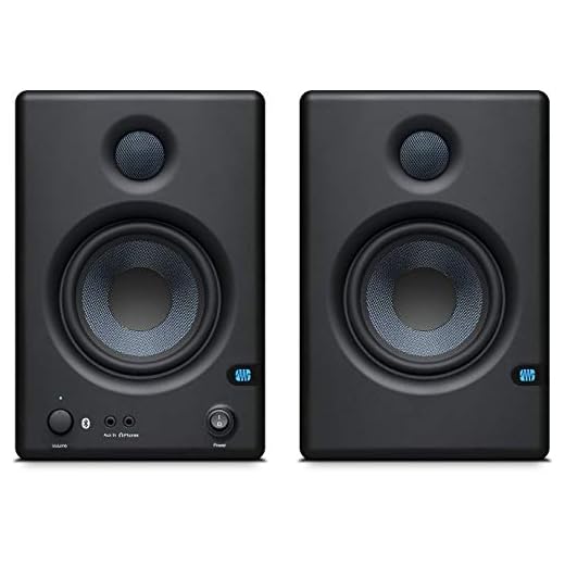 PreSonus Eris E4.5 BT, 4,5 tum, 2-vägs, högupplösta multimedia studioskärmar med Bluetooth (par)