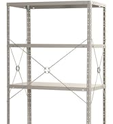 【決まりました！】スチールラック　ホワイトグレー　KT−７−１８　１５０kg Amazon｜スチールラックのキタジマ KT-7 幅150×奥行60×高さ180cm 4段