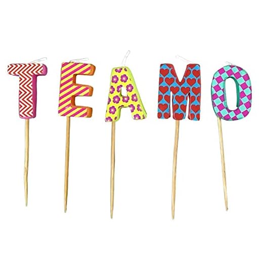 Velas personalizadas para cumpleaños con nombres, letras o números