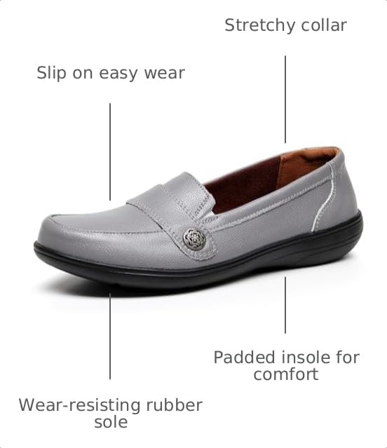 Image of VenusCelia Women's Band Walking Flat Loafer