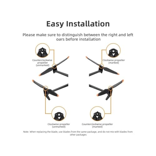 Hélices 9453T légères pour drone 3 Pro et Classic, kit de rechange - 5